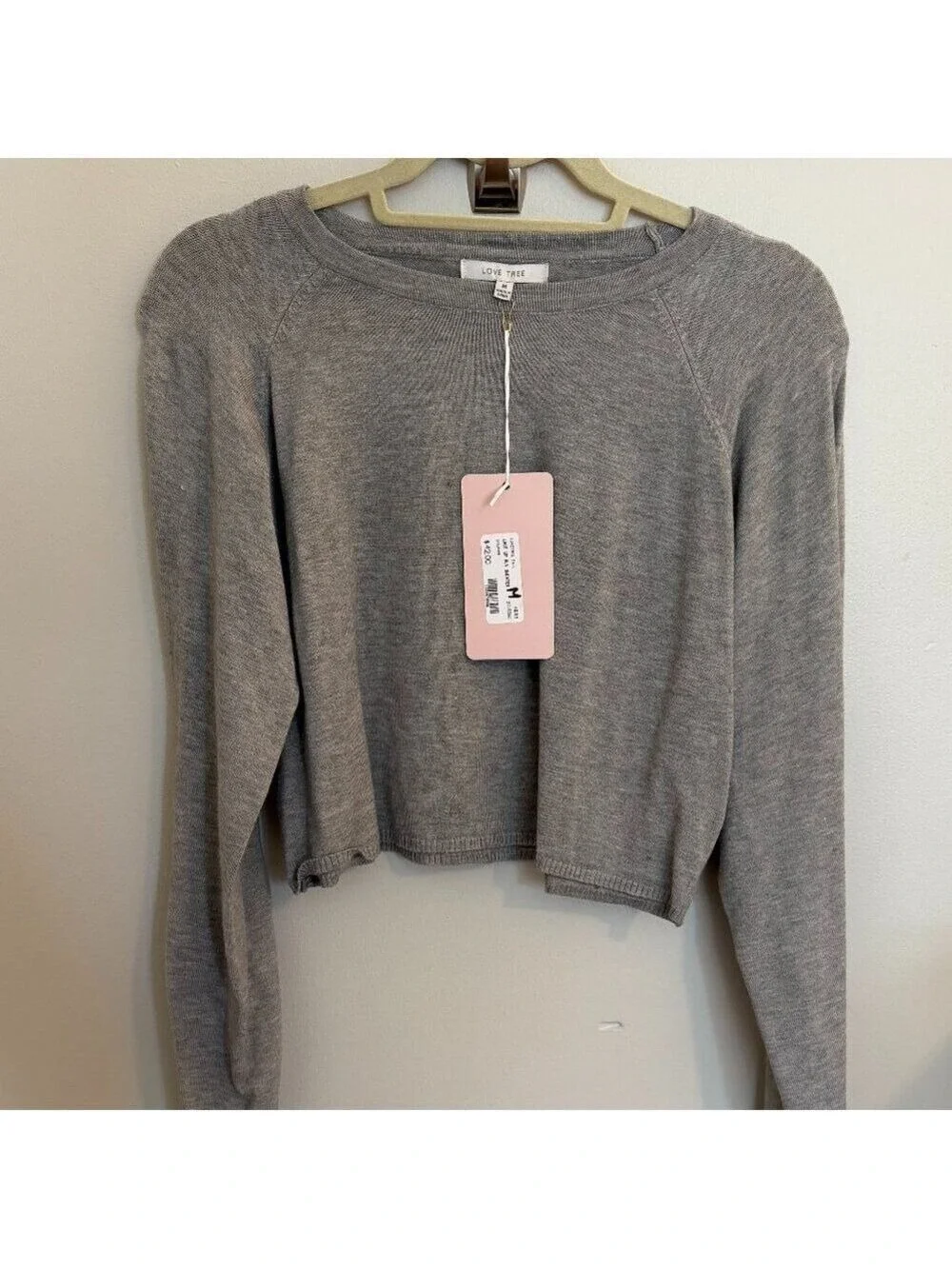 Lovetree Lace Up Sleeve Sweater